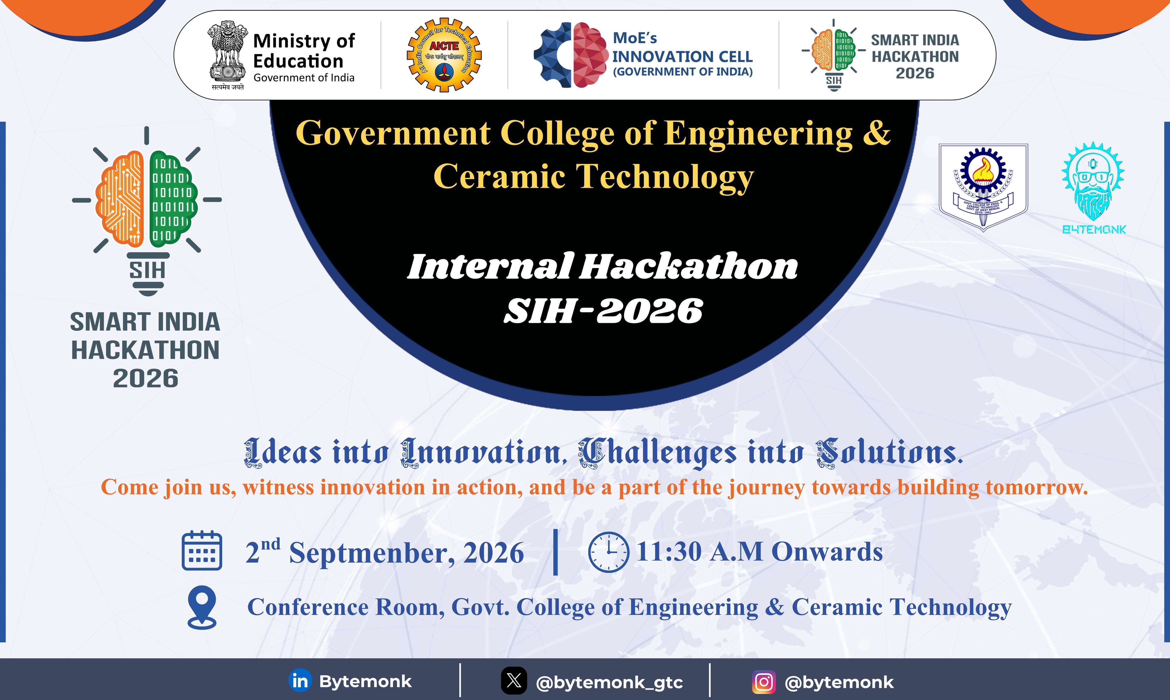 SIH'26 Internal Hackathon at GCECT