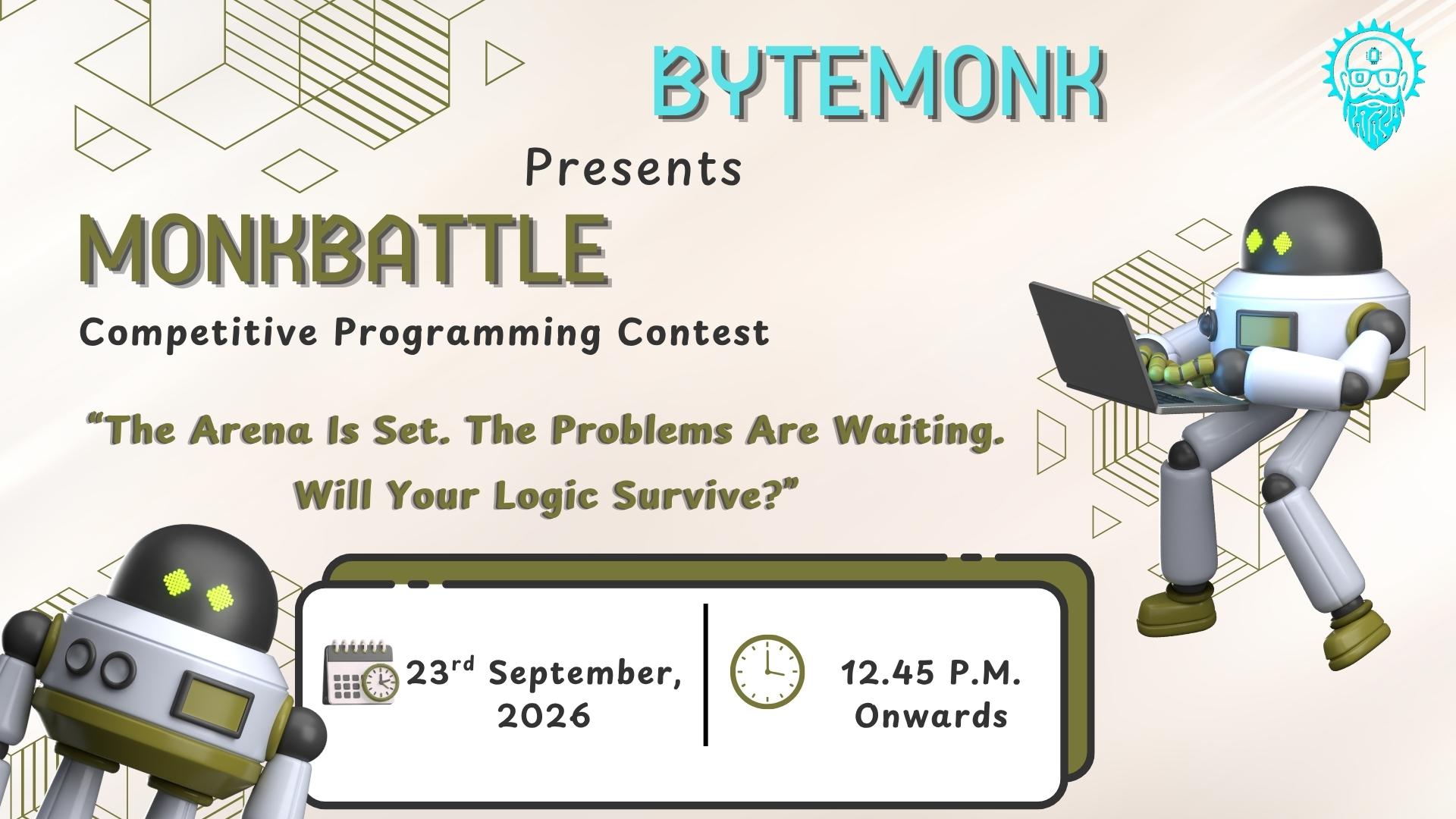 MonkBattle — Competitive Programming Contest